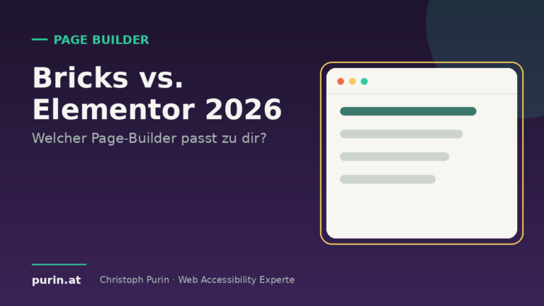 Beitragsbild: Bricks Builder vs. Elementor 2026 im Vergleich