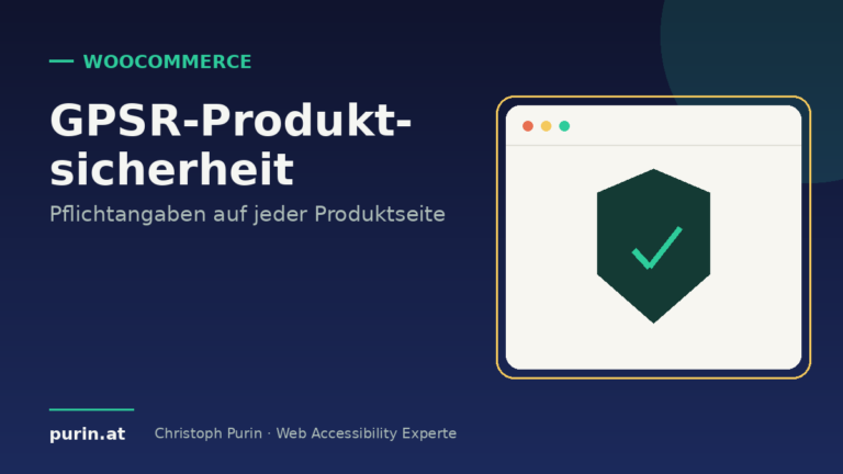 Beitragsbild: GPSR-Produktsicherheit auf jeder Produktseite umsetzen
