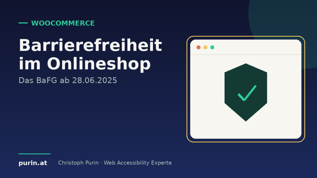 Beitragsbild: Barrierefreiheit im Onlineshop – BaFG ab 28.06.2025