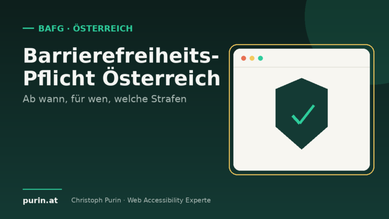 Beitragsbild: Barrierefreiheit-Pflicht in Österreich – ab wann, für wen, Strafen